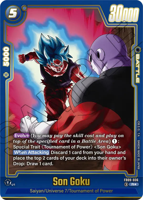 Son Goku (Battle) (FB09-036) (R) (Alternate Art)