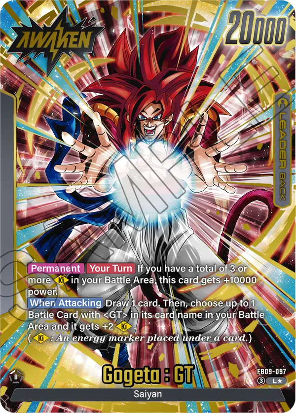 Gogeta : GT (Leader) (FB09-097) (L) (Alternate Art)
