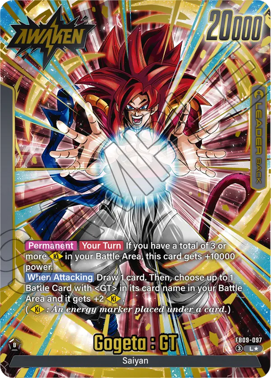 Gogeta : GT (Leader) (FB09-097) (L) (Alternate Art)
