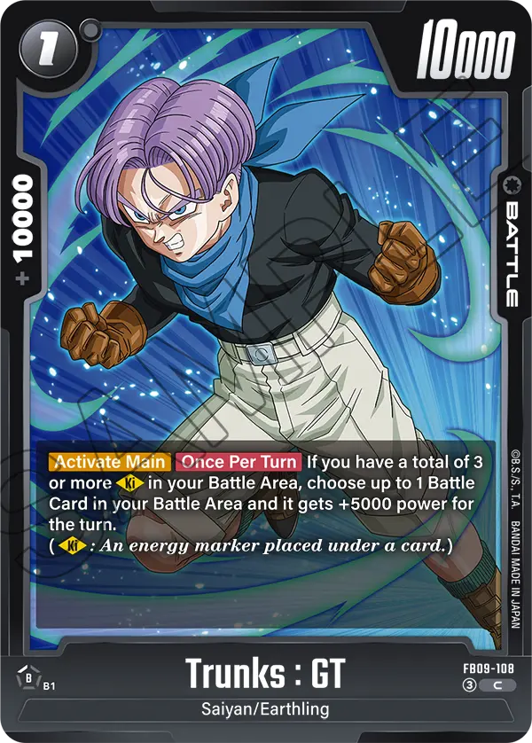Trunks : GT (Battle) (FB09-108) (C)