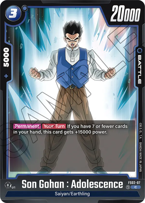 Son Gohan : Adolescence (Battle) (FS02-007) (C)