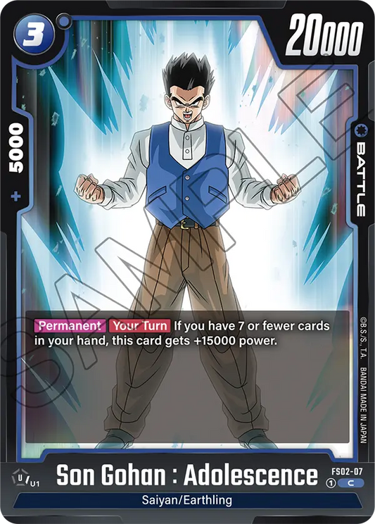 Son Gohan : Adolescence (Battle) (FS02-007) (C)