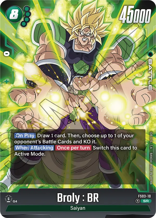 Broly : BR (Character) (FS03-10) (SR)
