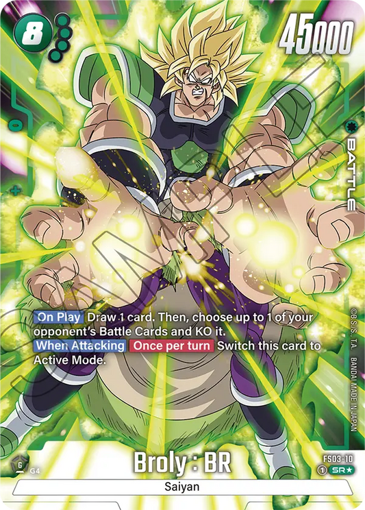 Broly : BR (Character) (FS03-10) (SR) (Alternate Art)