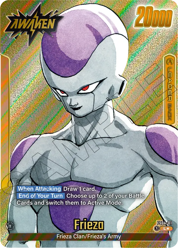 Frieza (Leader) (SB02 Reprint) (FS04-001) (L*) (Alternate Art)