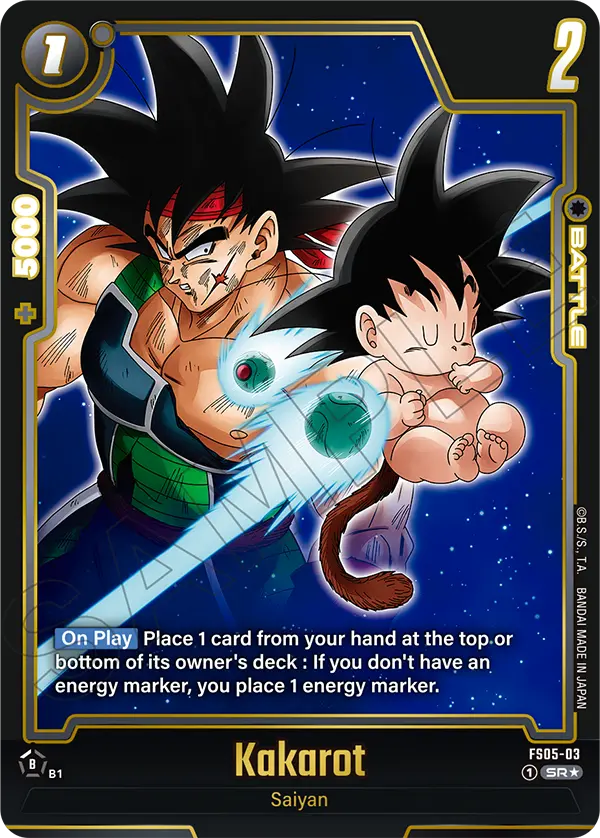 Kakarot (FS05-03) (FB07 REPRINT) (SR) (Alternate Art) (SP)