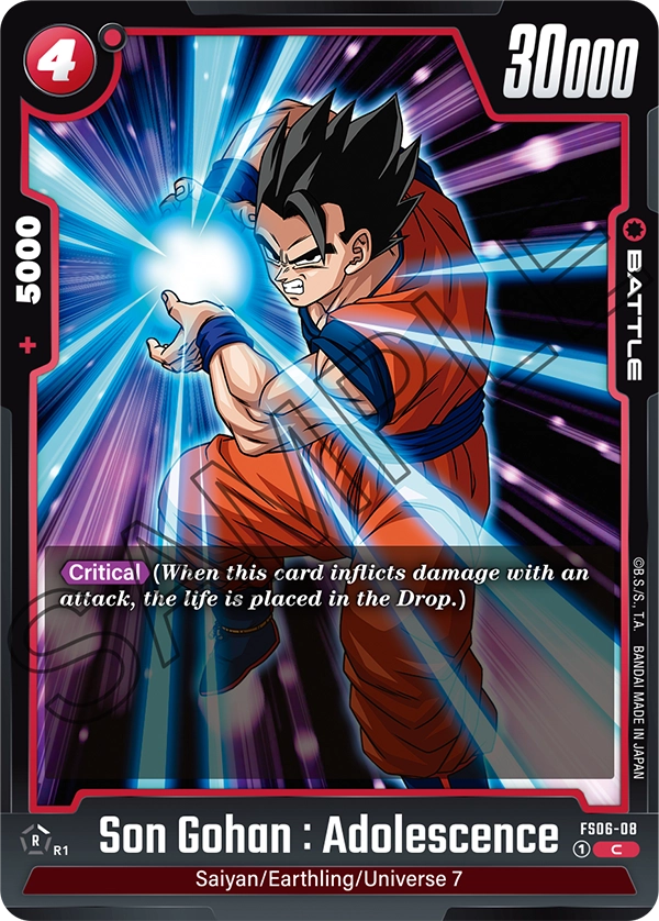Son Gohan : Adolescence (Battle) (FS06-008) (C)