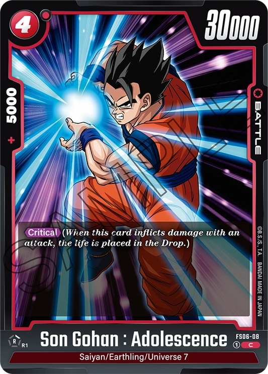 Son Gohan : Adolescence (Battle) (FS06-008) (C)