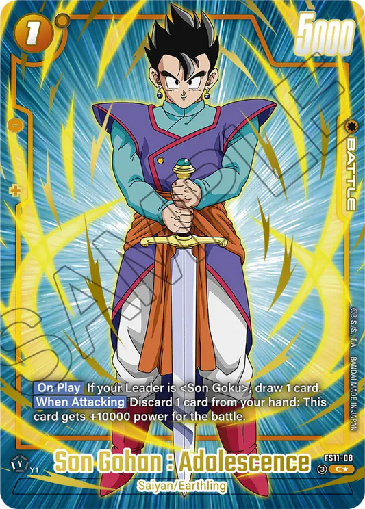 (Son Gohan : Adolescence) (Character) (FS11-08) (C) (Alternate Art)