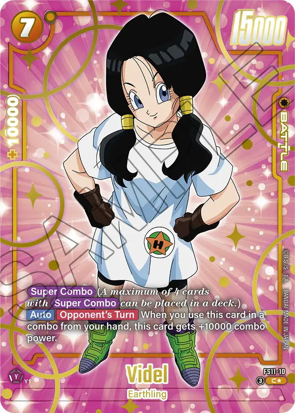Videl (Character) (FS11-10) (C) (Gold) (Alternate Art)