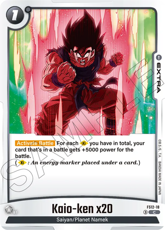 Kaio-Ken x20 (Extra) (FS12-18) (C)