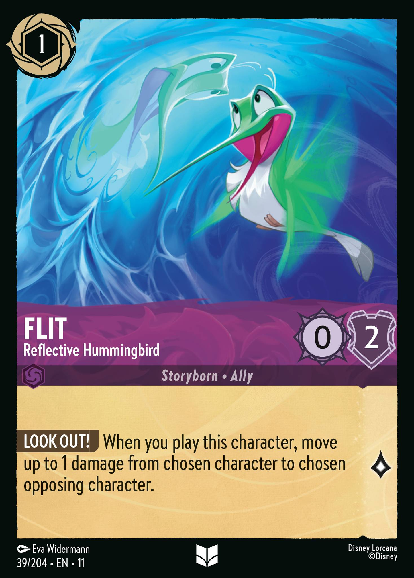 Flit - Reflective Hummingbird (Storyborn - Ally)(39/204 EN 11) (U)