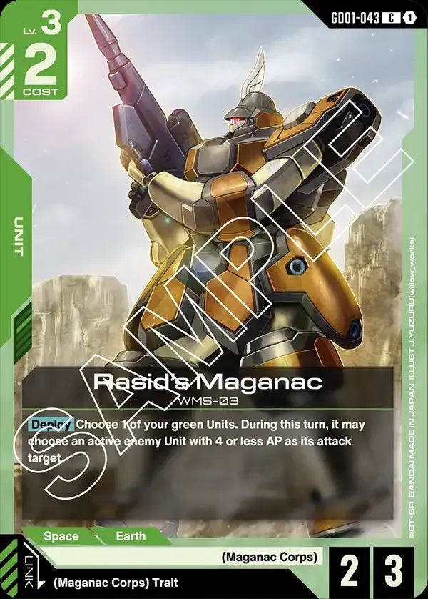 Rasid's Maganac (Unit) (GD01-043) (C)