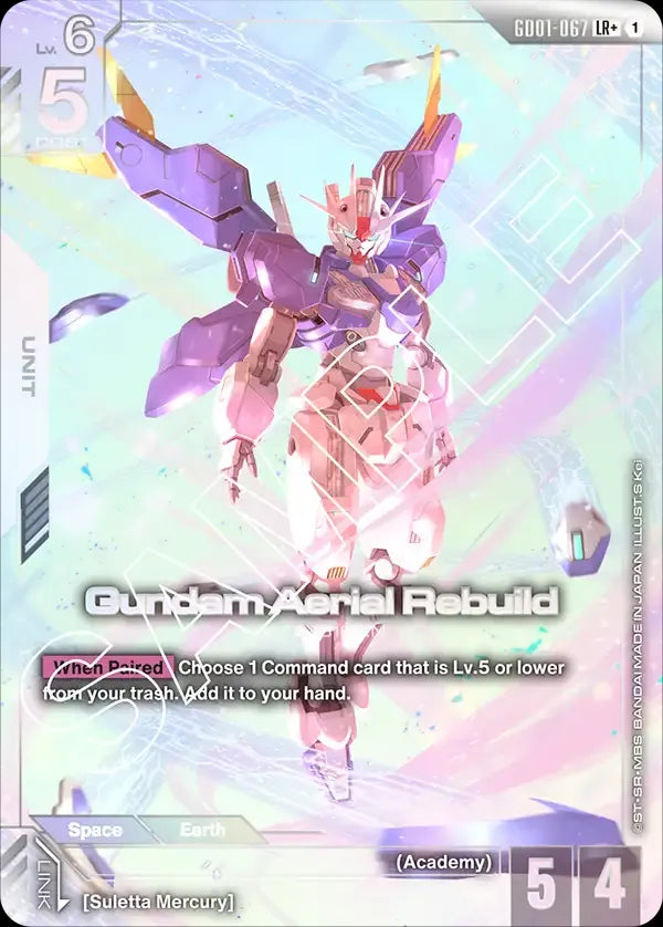 Gundam Aerial Rebuild (Unit) (GD01-067) (Alternate Art)