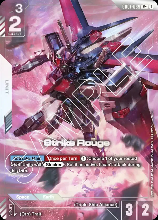 Strike Rouge (Unit) (GD01-069) (Alternate Art)