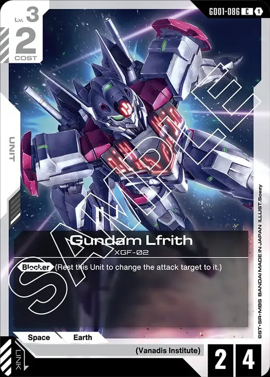 Gundam Lfrith (Unit) (GD01-086) (C)