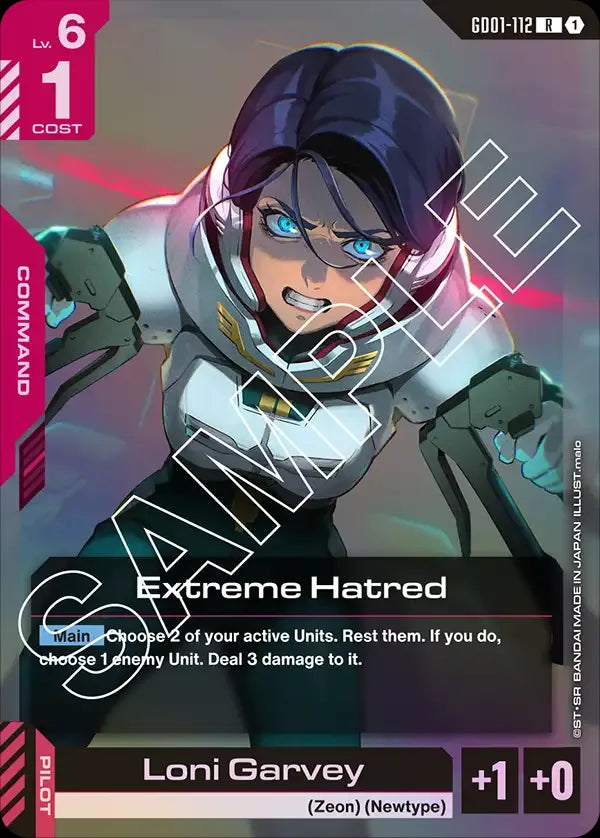 Extreme Hatred (Command) (GD01-112) (R)