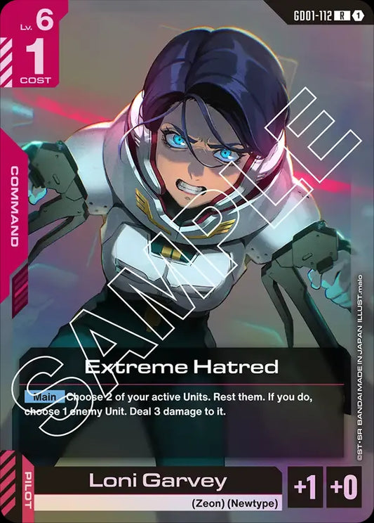 Extreme Hatred (Command) (GD01-112) (R)