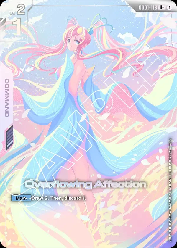 Overflowing Affection (Command) (GD01-118) (Alternate Art)