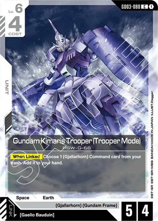 Gundam Kimaris Trooper (Trooper Mode) (Unit) (GD03-080) (C)