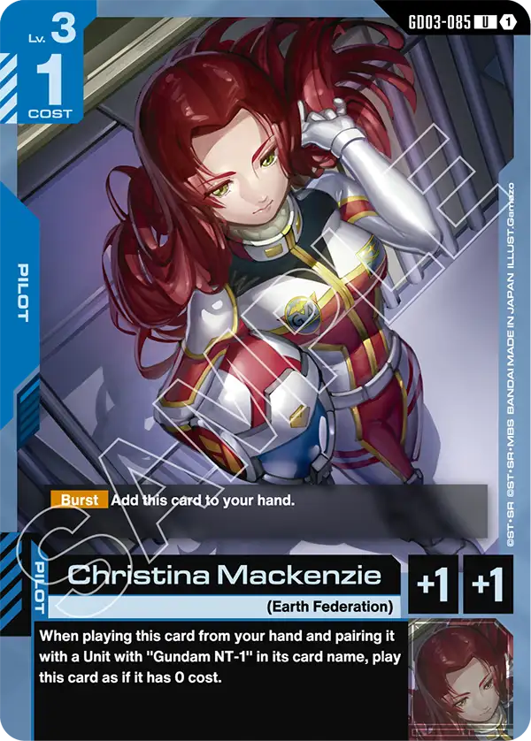 Christina Mackenzie (Pilot) (GD03-085) (U)