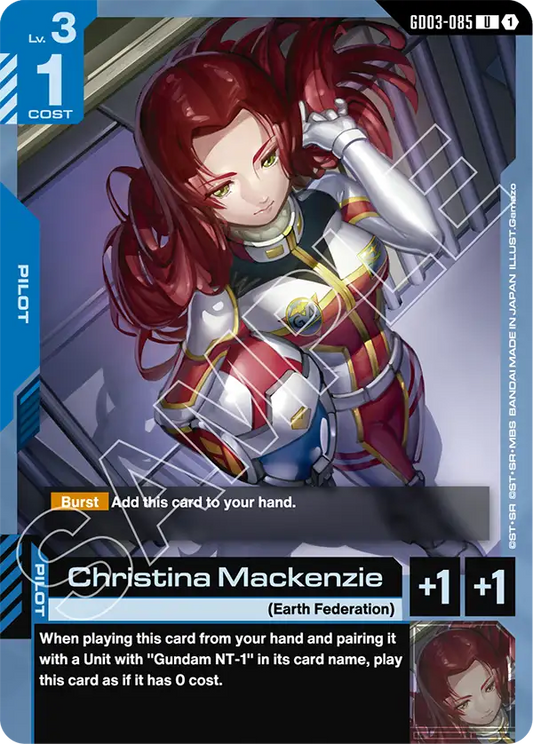 Christina Mackenzie (Pilot) (GD03-085) (U)