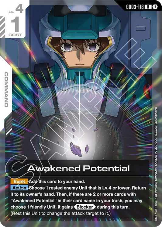 Awakened Potential (Command) (GD03-118) (R)