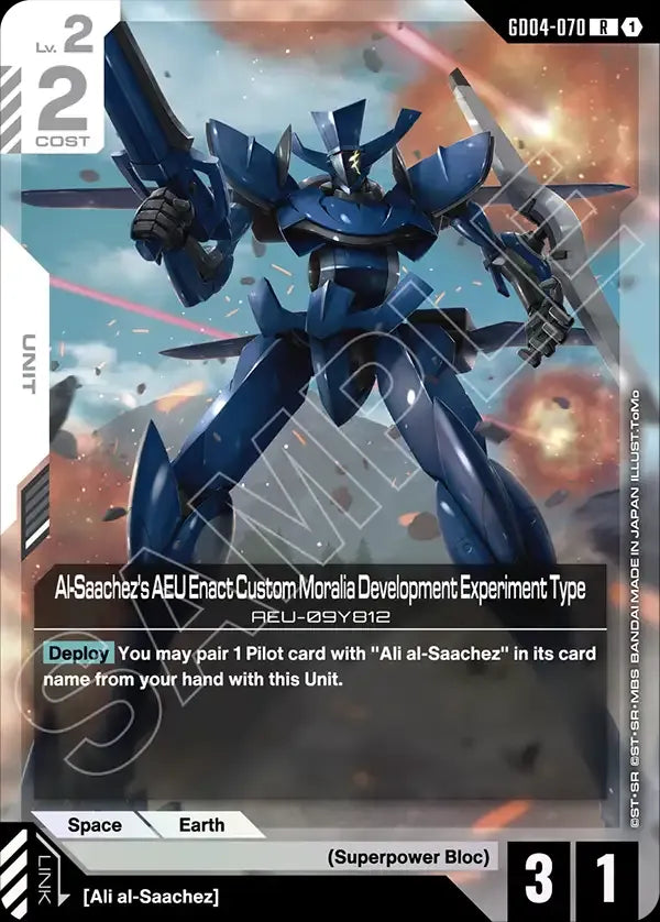 Al-Saachez's AEU Enact Custom Moralia Development Experiment Type (Unit) (GD04-070) (R)