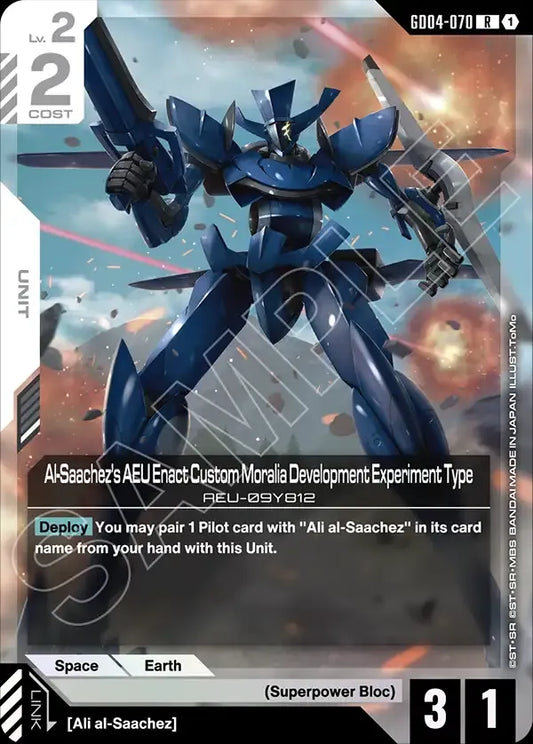 Al-Saachez's AEU Enact Custom Moralia Development Experiment Type (Unit) (GD04-070) (R)