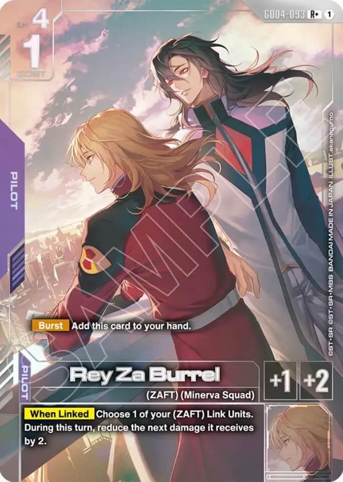 Rey Za Burrel (Pilot) (GD04-093) (R+) (Alternate Art)
