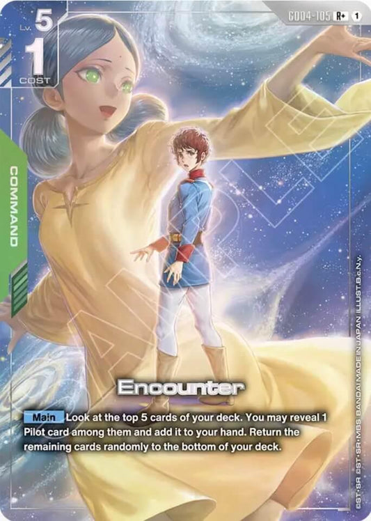 Encounter (Command) (GD04-105) (R+) (Alternate Art)