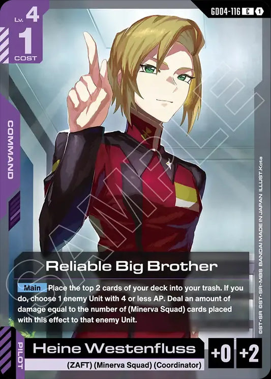 Reliable Big Brother (Command) (GD04-116) (C)