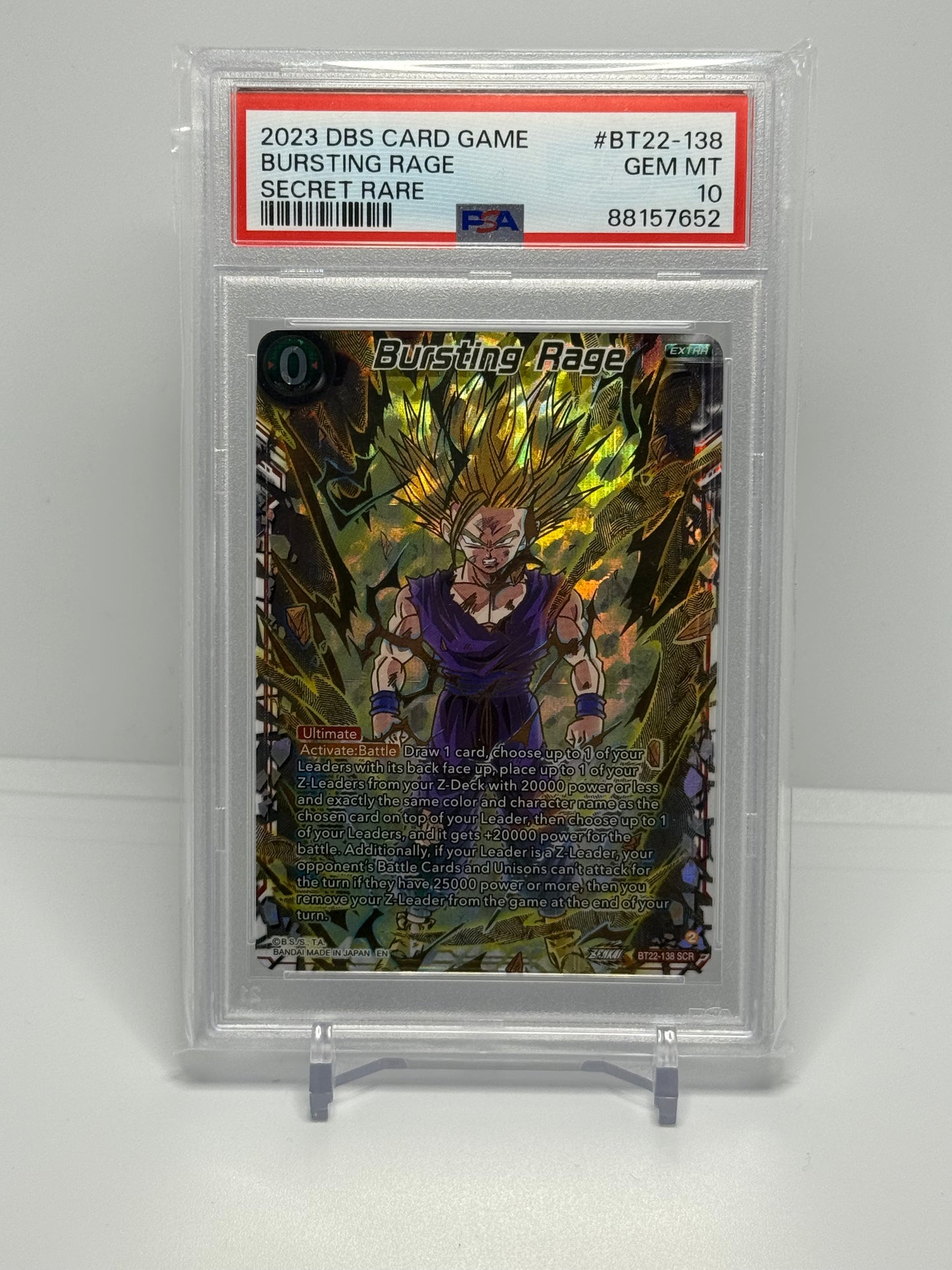 DBSM Bursting Rage PSA 10