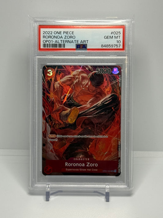 OPTCG Roronoa Zoro PSA 10