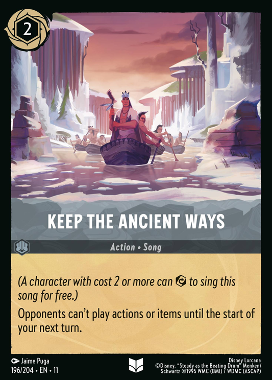 Keep the Ancient Ways (Action - Song)(196/204 EN 11) (U)