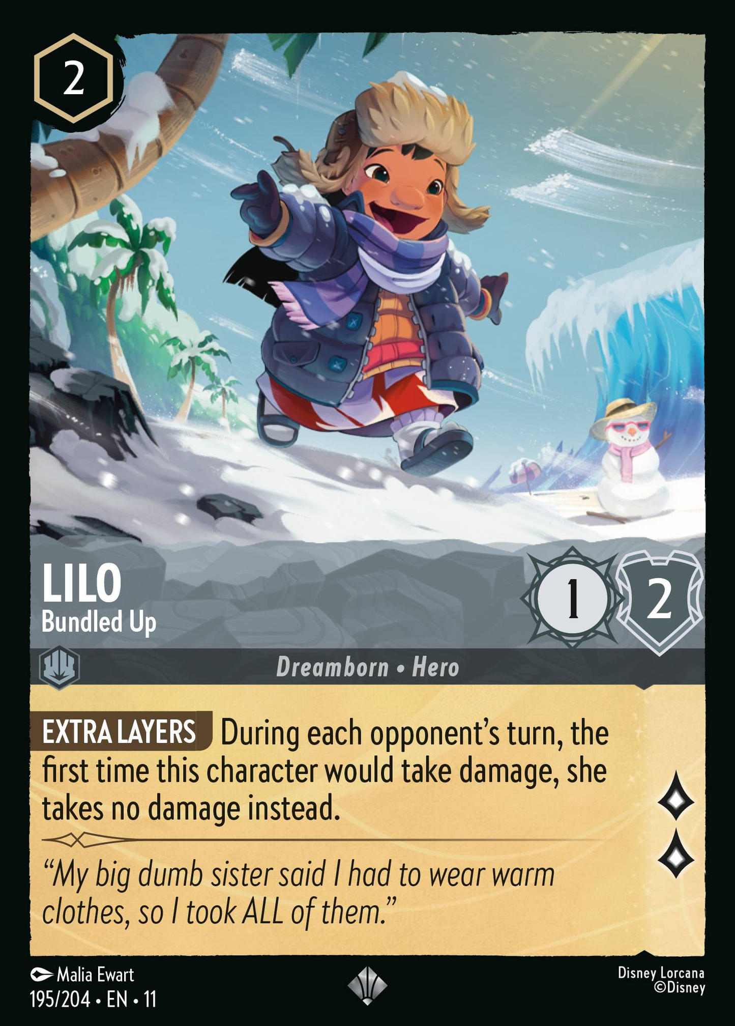 Lilo - Bundled Up (Dreamborn - Hero)(195/204 EN 11) (SR)