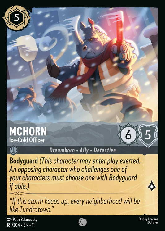 McHorn - Ice-Cold Officer (Storyborn - Ally)(181/204 EN 11) (C)