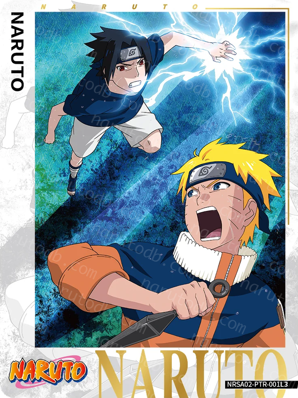Sasuke Uchiha & Naruto Uzumaki (NRSA02-PTR-001L3) (PTR)