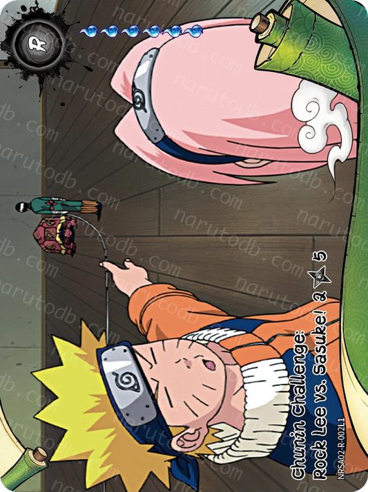 Chunin Challenge: Rock Lee vs. Sasuke! (2/5) (NRSA02-R-002L1) (R)