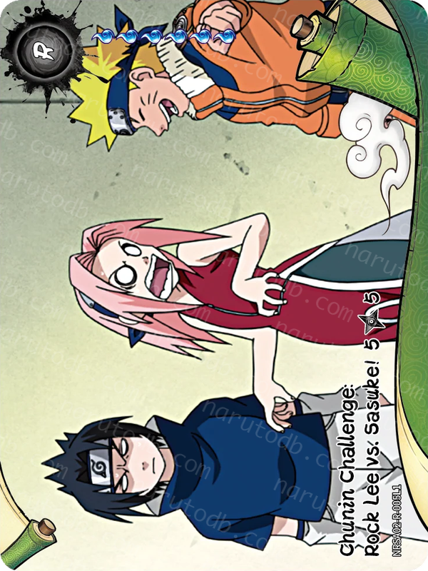 Chunin Challenge: Rock Lee vs. Sasuke! (5/5) (NRSA02-R-005L1) (R)