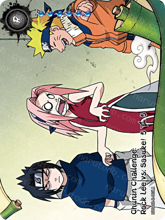 Chunin Challenge: Rock Lee vs. Sasuke! (5/5) (NRSA02-R-005L1) (R)