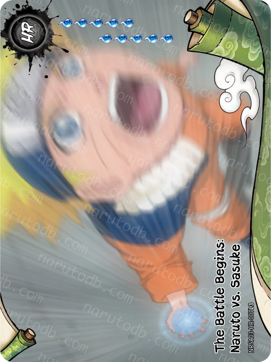 The Battle Begins: Naruto vs. Sasuke (NRSA03-HR-007L3) (HR)