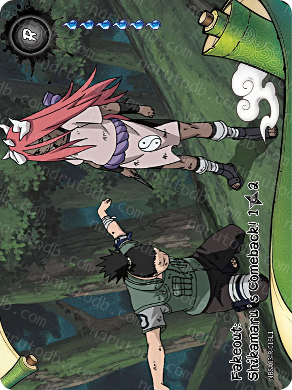 Fakeout: Shikamaru's Comeback! (1/2) (NRSA03-R-016L1) (R)