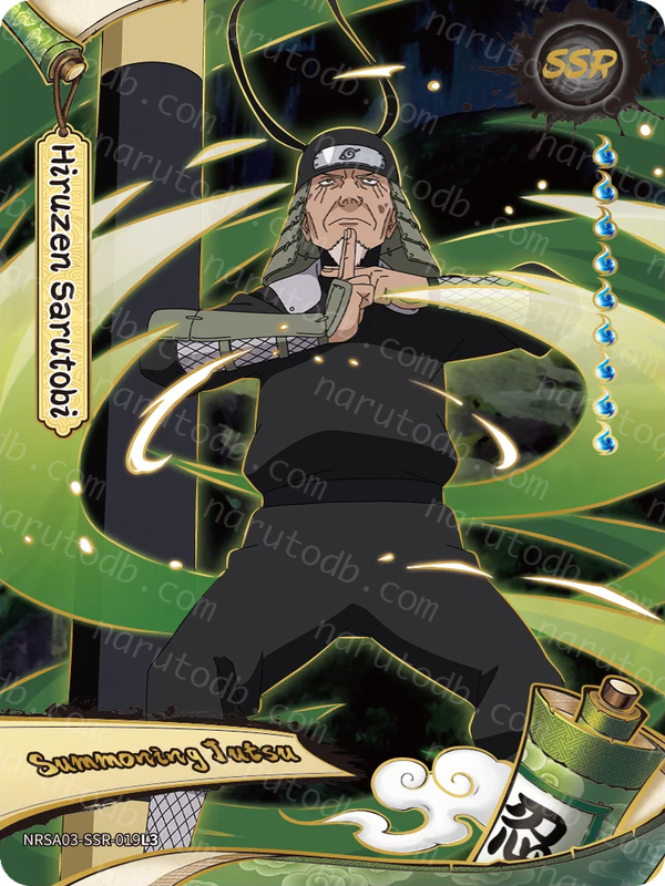Hiruzen Sarutobi (NRSA03-SSR-019L3) (SSR)