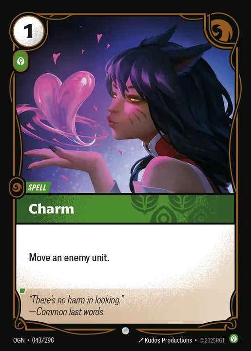 Charm (Spell) (OGN-043/298) (C) (Shen Deck Reprint)