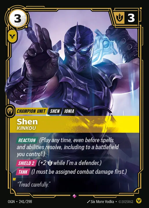 Shen, Kinkou (Unit) (OGN-241/298) (R) (Shen Deck Reprint)