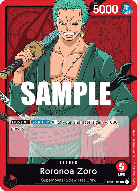 Roronoa Zoro (Leader) (OP01-001)