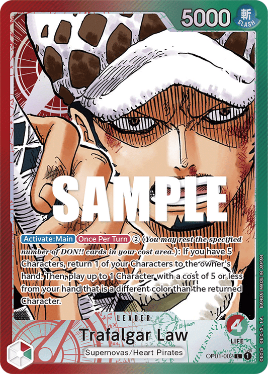 Trafalgar Law (Alternate Art Leader) (OP01-002)