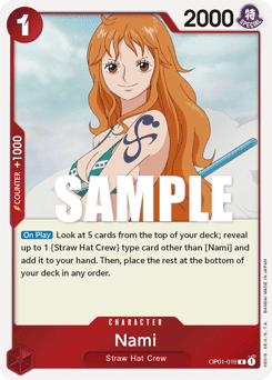 Nami (Luffy Deck) (Character) (OP01-016) (R) (Learn To Play Reprint)