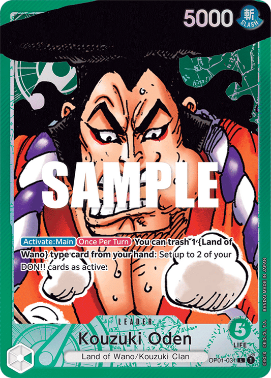 Kouzuki Oden (Leader) (OP01-031) (Alternate Art)